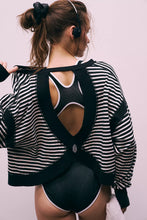Load image into Gallery viewer, Free People My Time Textured Layer/Black White Combo