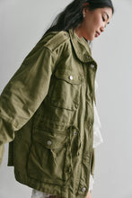 Load image into Gallery viewer, Free People We The Free Marlo Surplus Jacket /Olivine