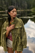 Load image into Gallery viewer, Free People We The Free Marlo Surplus Jacket /Olivine