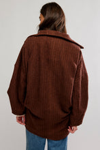 Load image into Gallery viewer, Free People Beau Cocoon Coat/Brown Combo