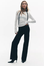 Load image into Gallery viewer, Free People Set On You Slim Solid Trousers/Black