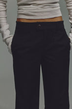 Load image into Gallery viewer, Free People Set On You Slim Solid Trousers/Black