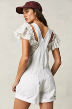 Load image into Gallery viewer, Free People We The Free Ziggy Shortalls/Optic White