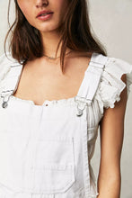 Load image into Gallery viewer, Free People We The Free Ziggy Shortalls/Optic White