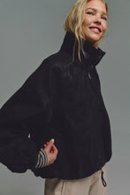 Load image into Gallery viewer, Free People We The Free Chelsea Vegan Suede Funnel-Neck Jacket/Black