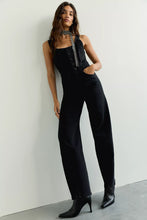 Load image into Gallery viewer, Free People We The Free Corsica Twisted Seam Jumpsuit/Raven