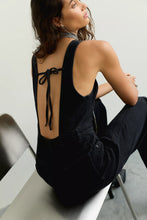 Load image into Gallery viewer, Free People We The Free Corsica Twisted Seam Jumpsuit/Raven