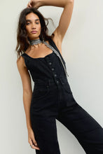Load image into Gallery viewer, Free People We The Free Corsica Twisted Seam Jumpsuit/Raven