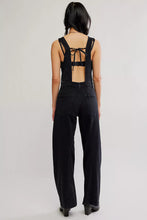 Load image into Gallery viewer, Free People We The Free Corsica Twisted Seam Jumpsuit/Raven