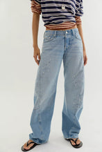 Load image into Gallery viewer, Free People We The Free Fable Low-Rise Twisted Bowed Jeans/Art School