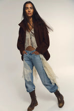 Load image into Gallery viewer, Free People Beau Cocoon Coat/Brown Combo
