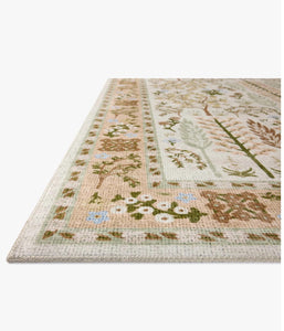 Rifle Paper X Loloi Canopy Collection Bough Printed Rug/Cream