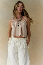 Load image into Gallery viewer, Free People Sun Dazed Pants/Clean Ivory