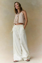 Load image into Gallery viewer, Free People Sun Dazed Pants/Clean Ivory