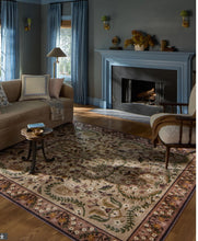 Load image into Gallery viewer, Rifle Paper x Loloi Canopy Collection Edie Printed Rug/Aubergine