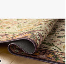 Load image into Gallery viewer, Rifle Paper x Loloi Canopy Collection Edie Printed Rug/Aubergine