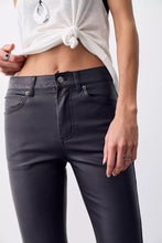 Load image into Gallery viewer, Free People We The Free Double Knot High-Rise Vegan Straight Bootcut Jeans/Blavk