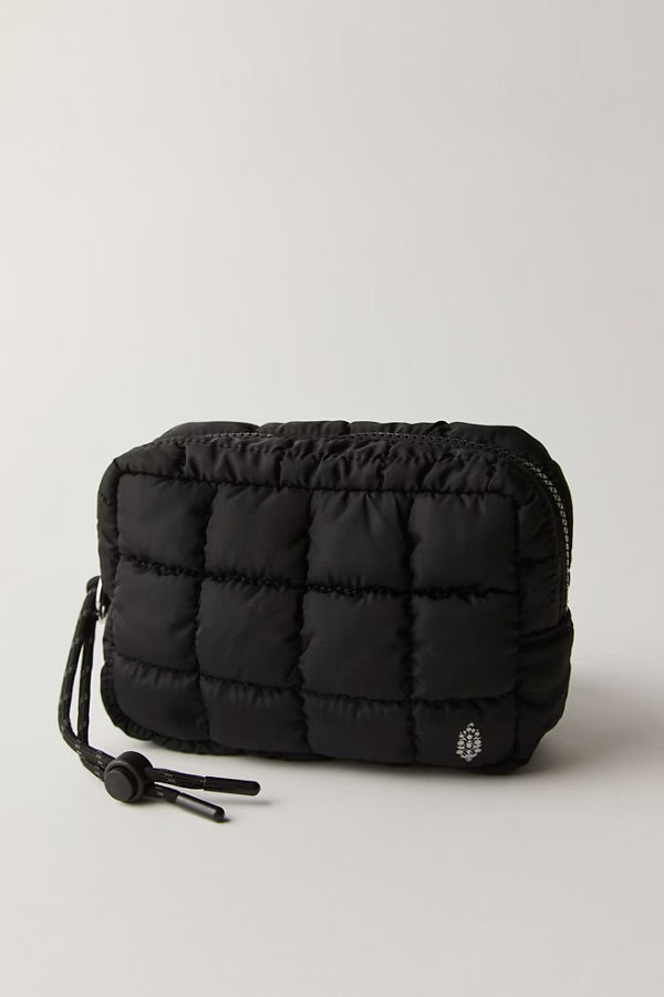 Free People  Quilted Mini Case/Black