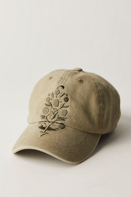 Free People Big Buti Baseball Cap/Sage Stone