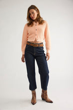 Load image into Gallery viewer, Free People Vienna Cotton Knit Cardi/Peach Puff