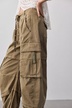Load image into Gallery viewer, Free People We The Free Reef Curved Twill Cargo Pants/Aloe