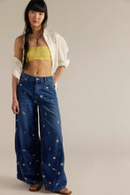Load image into Gallery viewer, Free People We The Free Westward Embroidered Jean/Under The Sea