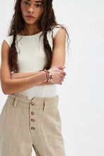 Load image into Gallery viewer, Free People Parkway Cuffed Trousers/Natural Combo