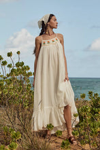 Load image into Gallery viewer, Free People Tip Toeing Tulip Midi Dress/Whisper White