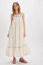Load image into Gallery viewer, Free People Tip Toeing Tulip Midi Dress/Whisper White