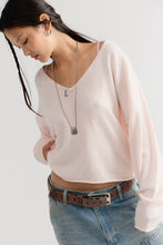Load image into Gallery viewer, Free People See Me V-Neck Pullover/Ballet Slipper