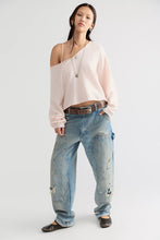 Load image into Gallery viewer, Free People See Me V-Neck Pullover/Ballet Slipper