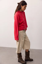 Load image into Gallery viewer, Free People We The Free Celeste Quarter Zip/Salsa