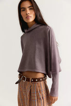 Load image into Gallery viewer, Free People We The Free My Girl Funnel Neck Pullover/Deville Mauve