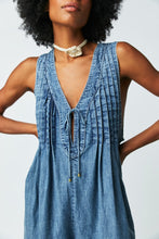 Load image into Gallery viewer, Free People Webster Romper/ Falling Rain Wash