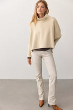 Load image into Gallery viewer, Free People We The Free My Girl Funnel Neck Pullover/Light Oatmeal Heather