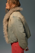 Load image into Gallery viewer, Free People Waterloo Denim Puffer/Sea Breeze