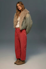 Load image into Gallery viewer, Free People Waterloo Denim Puffer/Sea Breeze