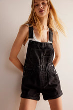 Load image into Gallery viewer, Free People We The Free Ziggy Shortalls/Mineral Black