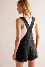 Load image into Gallery viewer, Free People We The Free Ziggy Shortalls/Mineral Black