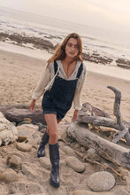 Load image into Gallery viewer, Free People We The Free Ziggy Shortalls/Mineral Black