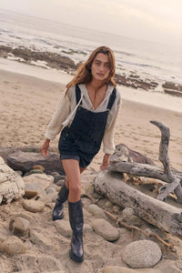 Free People We The Free Ziggy Shortalls/Mineral Black