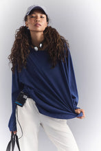 Load image into Gallery viewer, Free People Hustle Layer/True Navy