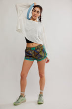 Load image into Gallery viewer, Free People Varsity Blues Printed Shorts/floral Camo Combo