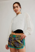 Load image into Gallery viewer, Free People Varsity Blues Printed Shorts/floral Camo Combo