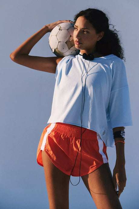 Free People Inspire Tee/Baseline Blue