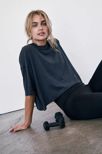Free People Inspire Tee/Black
