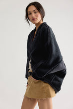 Load image into Gallery viewer, Free People We The Free Cabin Hero Cardi /Ebony