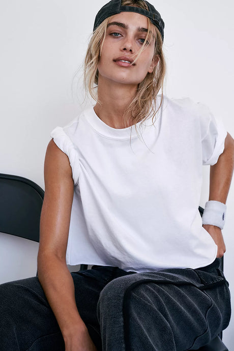 Free People Inspire Tee/ White