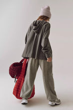 Load image into Gallery viewer, Free People Hot Shot Hooded Layer/Gunmetal