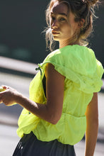 Load image into Gallery viewer, Free People Happy Camper Vest/ Highlighter Yellow